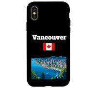 Custodia per iPhone X/XS Vancouver viaggio souvenir Canada amante della città bandiera canadese