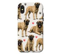 Custodia per iPhone X/XS Vecchio Mastino Inglese Modello