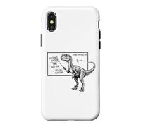 Custodia per iPhone X/XS Velociraptor Distanceraptor Timeraptor Divertente Fisica Scienza