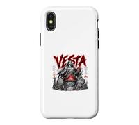 Custodia per iPhone X/XS VESTA Dea Romana Del Focolare Fuoco Roma Mito