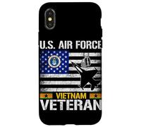 Custodia per iPhone X/XS Veterano del Vietnam dell'aeronautica americana