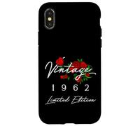 Custodia per iPhone X/XS Vintage 64 ° Compleanno Decorazioni Vintage 1962 64 Anni