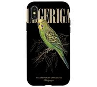 Custodia per iPhone X/XS Vintage Budgerigar Bird Watching Arte Natura Amore Uccelli