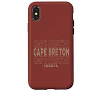 Custodia per iPhone X/XS Vintage Cape Breton Canada