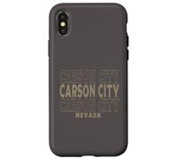 Custodia per iPhone X/XS Vintage Carson City, Nevada