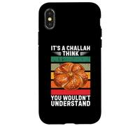 Custodia per iPhone X/XS Vintage È un Challah Penso che non capiresti
