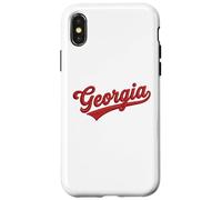 Custodia per iPhone X/XS Vintage Georgia Script Classic Embroidered Style