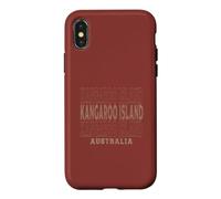 Custodia per iPhone X/XS Vintage Kangaroo Island Australia