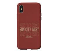 Custodia per iPhone X/XS Vintage Sun City West Arizona