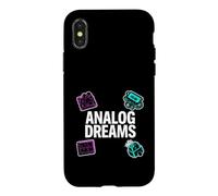 Custodia per iPhone X/XS Vintage Synth Audio Engineer Analog Dreams