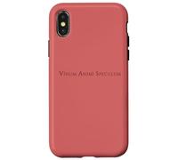 Custodia per iPhone X/XS Vinum Animi Speculum Citazione Latina