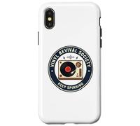 Custodia per iPhone X/XS Vinyl Revival Society Giradischi Musica Giradischi