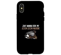 Custodia per iPhone X/XS Voglio solo guidare i miei driver di e-scooter elettrico della macchina zoom zoom