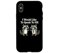 Custodia per iPhone X/XS Vorrei parlare con Hr dicendo scherzo lavoratore autonomo