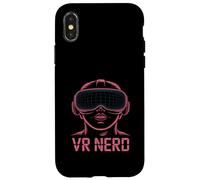 Custodia per iPhone X/XS VR Nerd Futuristico Tech Design