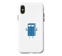 Custodia per iPhone X/XS Vuoi vedere i miei giocattoli Master Builder Bricks in confezione da sei?