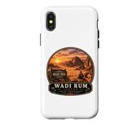 Custodia per iPhone X/XS Wadi Rum Jordan Vintage Tramonto Viaggio Design