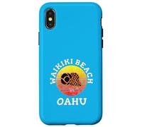 Custodia per iPhone X/XS Waikiki Beach Oahu Hawaii con sole