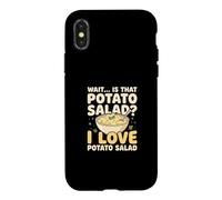 Custodia per iPhone X/XS Wait Is That Patate Salad I Love Patate Salad