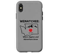 Custodia per iPhone X/XS Wenatchee: Dove mele e avventura crescono l'orgoglio dello stato WA