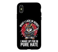 Custodia per iPhone X/XS What I Lack In Height I Make Up For In Pure Hate
