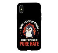 Custodia per iPhone X/XS What I Lack In Height I Make Up For In Pure Hate