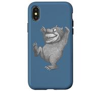 Custodia per iPhone X/XS Where the Wild Things Are Drawn Big Nose Monster