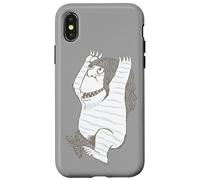 Custodia per iPhone X/XS Where the Wild Things Are Striped Monster