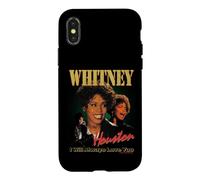 Custodia per iPhone X/XS Whitney Houston - Collage con scritta "I Will Always Love You"