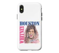 Custodia per iPhone X/XS Whitney Houston Exhale Distressed Foto
