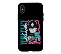 Custodia per iPhone X/XS Whitney Houston How Will I Know - Cornice rosa dentellata