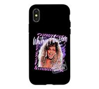 Custodia per iPhone X/XS Whitney Houston I Wanna Dance With Somebody - Cornice a righe