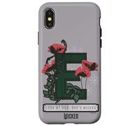 Custodia per iPhone X/XS Wicked Floral Look At Her She’s Wicked