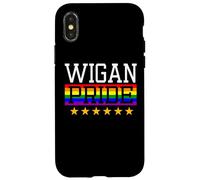 Custodia per iPhone X/XS Wigan Pride Gay Lesbiche Queer LGBT Bandiera Arcobaleno