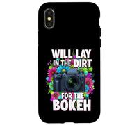 Custodia per iPhone X/XS Will Lay In Dirt For The Bokeh Photographer Camera