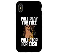 Custodia per iPhone X/XS Will play for free sassofono giocatore