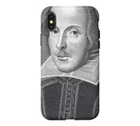 Custodia per iPhone X/XS William Shakespeare Ritratto Teatro Scrittore Storico