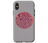 Custodia per iPhone X/XS Willy Wonka and the Chocolate Factory Circle Logo