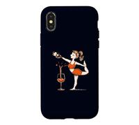 Custodia per iPhone X/XS Wine & Workout Balance Flex & Wine Yoga Donna