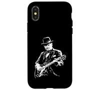 Custodia per iPhone X/XS Winston Churchill Suonare Chitarra Design
