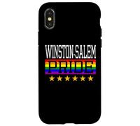 Custodia per iPhone X/XS Winston-Salem Pride Gay Lesbiche Queer LGBT Bandiera Arcobaleno