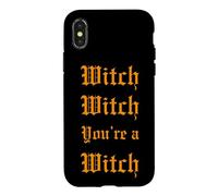 Custodia per iPhone X/XS Witch Witch Sei una strega Goth Romance Amanti dei film magici