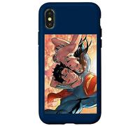 Custodia per iPhone X/XS Wonder Woman and Superman Flying Selfie