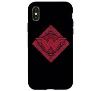 Custodia per iPhone X/XS Wonder Woman Movie Logo With Geometric Suns