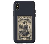Custodia per iPhone X/XS Wuthering Heights, Catherine Earnshaw e Heathcliff, Bronte