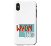 Custodia per iPhone X/XS Wyoming Stati Uniti, WY Stato del Wyoming Souvenir