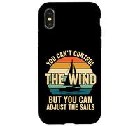 Custodia per iPhone X/XS You Can't Control The Wind Adjust The Sails
