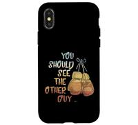 Custodia per iPhone X/XS You should see the other guy MMA Kick Boxing