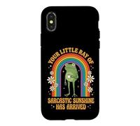 Custodia per iPhone X/XS Your Little Ray Of Sarcastic Sunshine Has Arrived