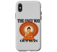 Custodia per iPhone X/XS ZEN MOTIVAZIONALE "L'unica via d'uscita è dentro e